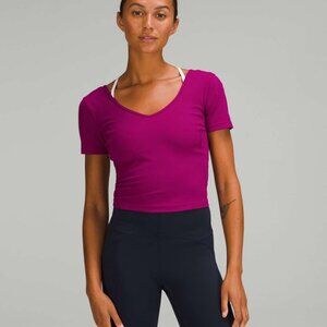 Lululemon Align T-shirt Size 8 in Magenta Purple